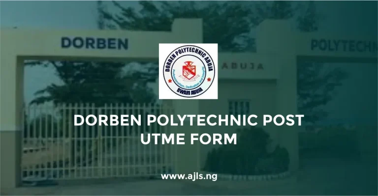 Dorben Polytechnic Post-UTME Form