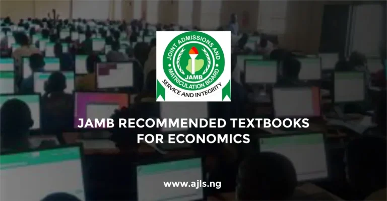 JAMB Recommended Textbooks For Economics