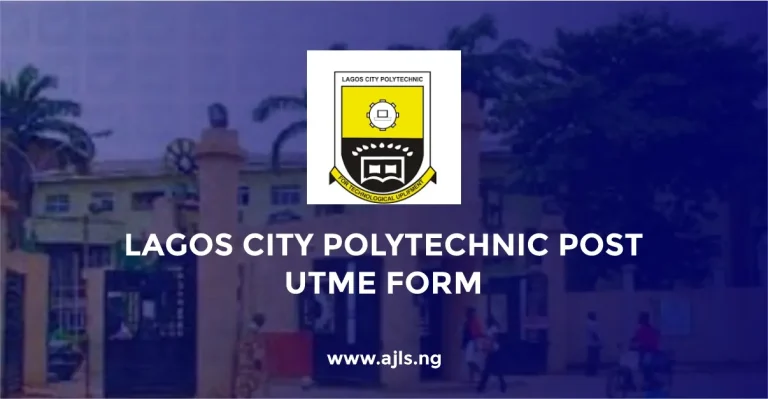 Lagos City Polytechnic Post-UTME Form