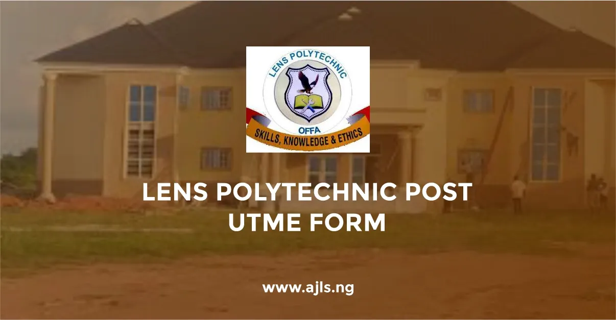 Lens Polytechnic Post-UTME Form