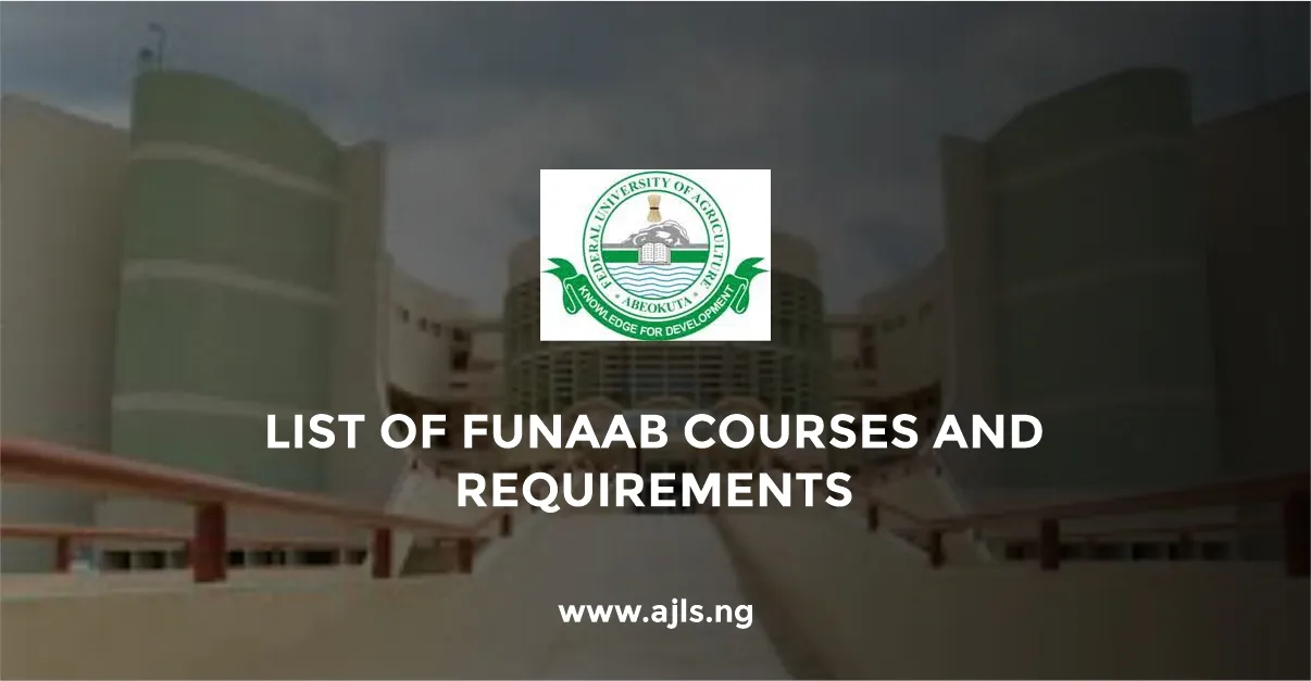 FUNAAB Courses and Requirements