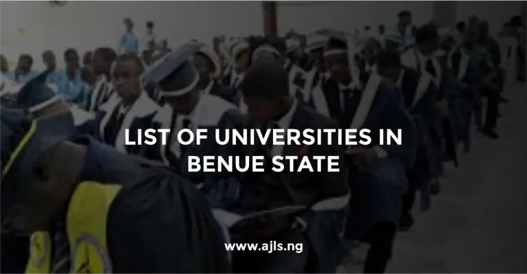Universities in Benue State