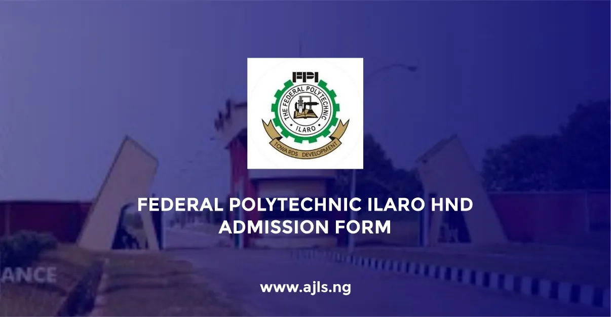Federal Polytechnic Ilaro HND Admission Form