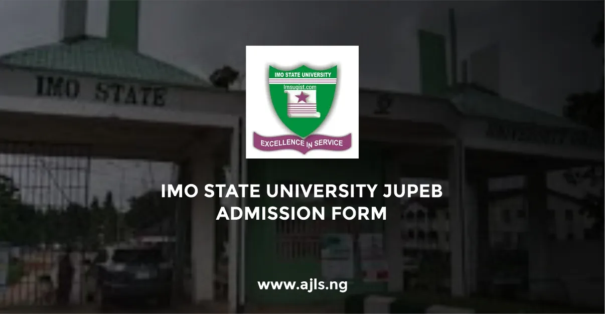 Imo State University JUPEB Admission Form