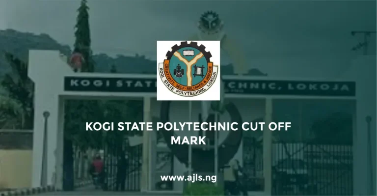 Kogi State Polytechnic Cut-Off Mark