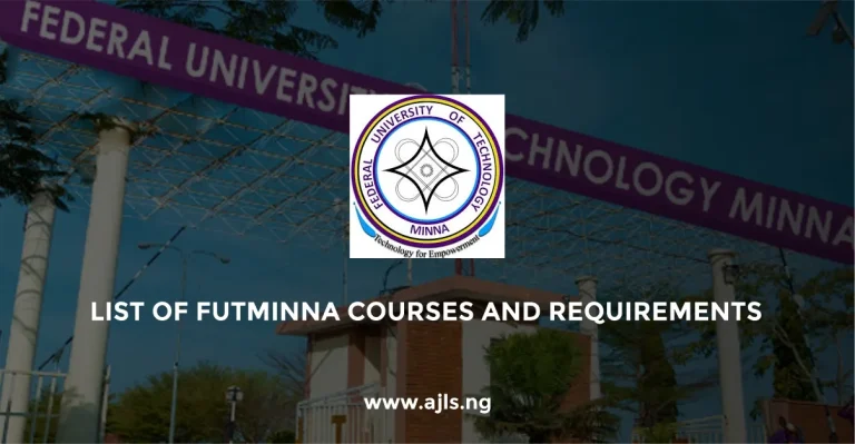 FUTMINNA Courses and Requirements
