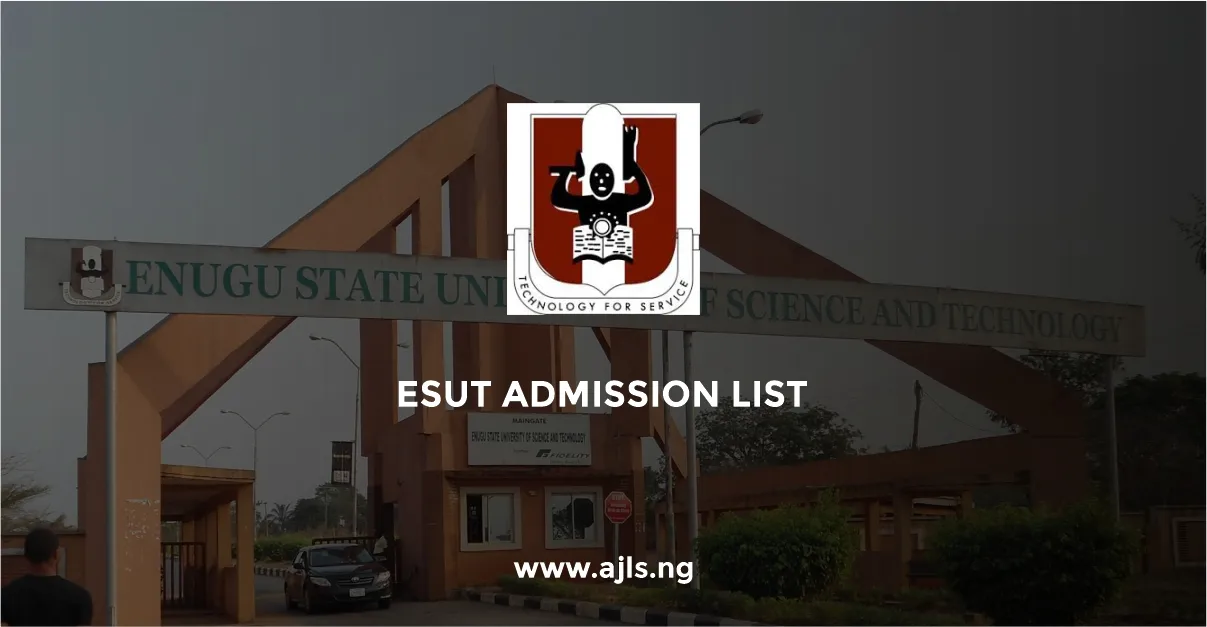 ESUT Admission List