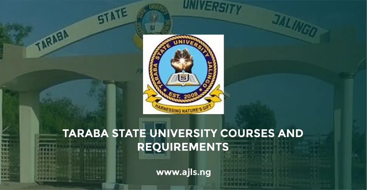 Taraba State University Courses